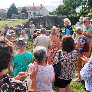 #Saintes thermes dits de Saint Saloine #Journée du patrimoine visite guidée C. Trébuchet